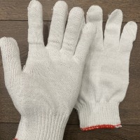 Găng tay sợi polyseter mầu xám phủ PU lòng bàn tay.